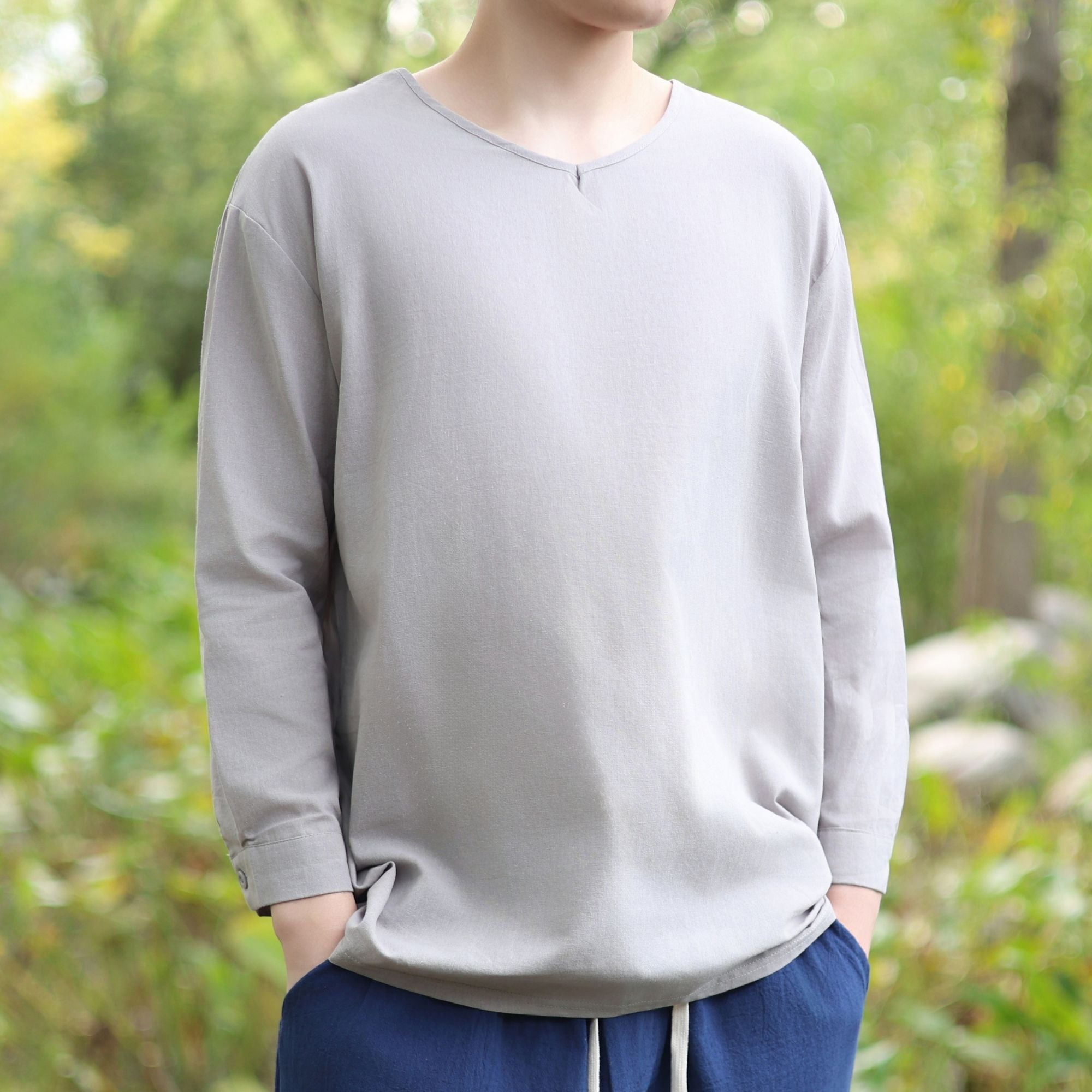 Light Blue Medieval Long Sleeve Tunic