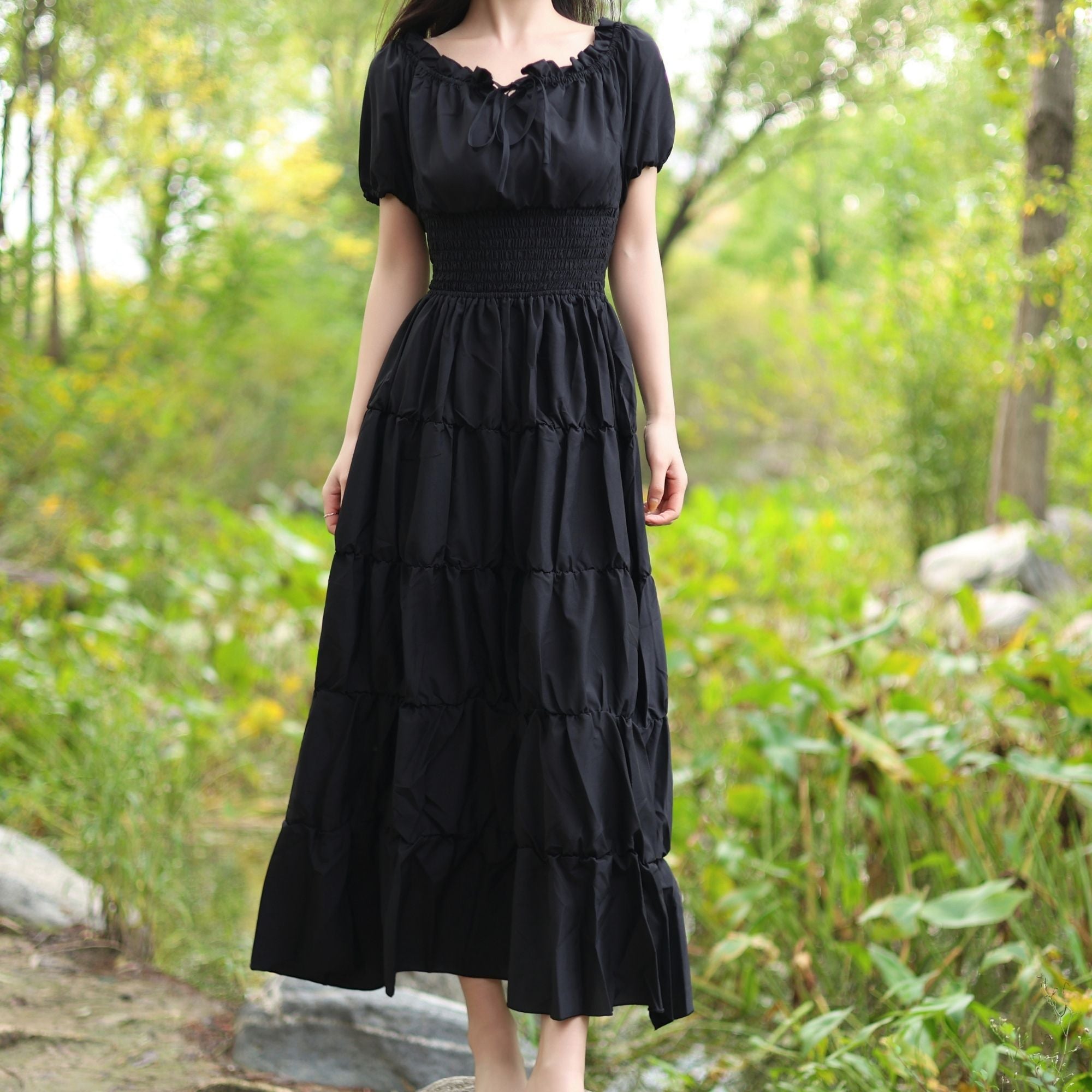 Beige Medieval Renaissance Dress