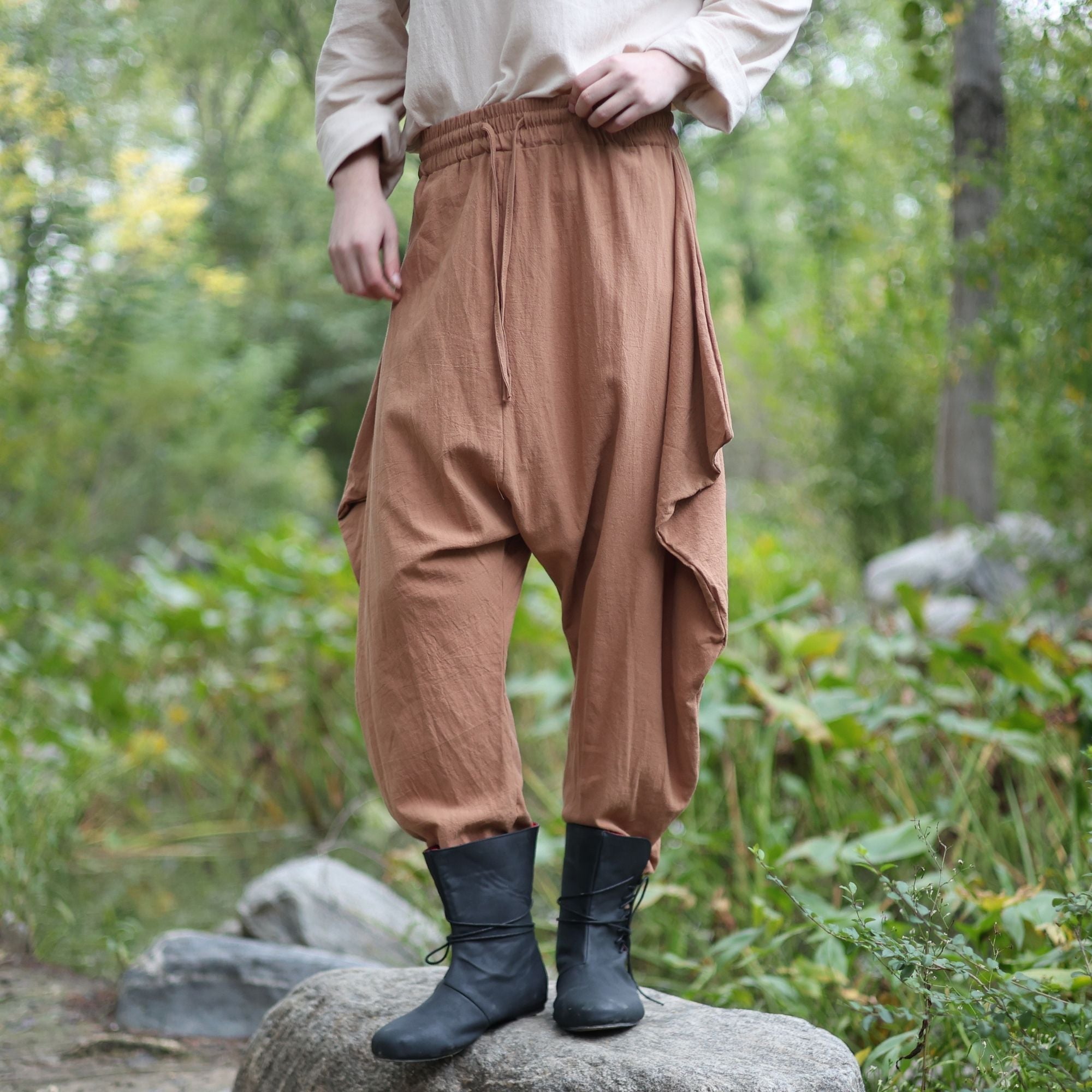 Medieval Khaki Harem LARP Pants