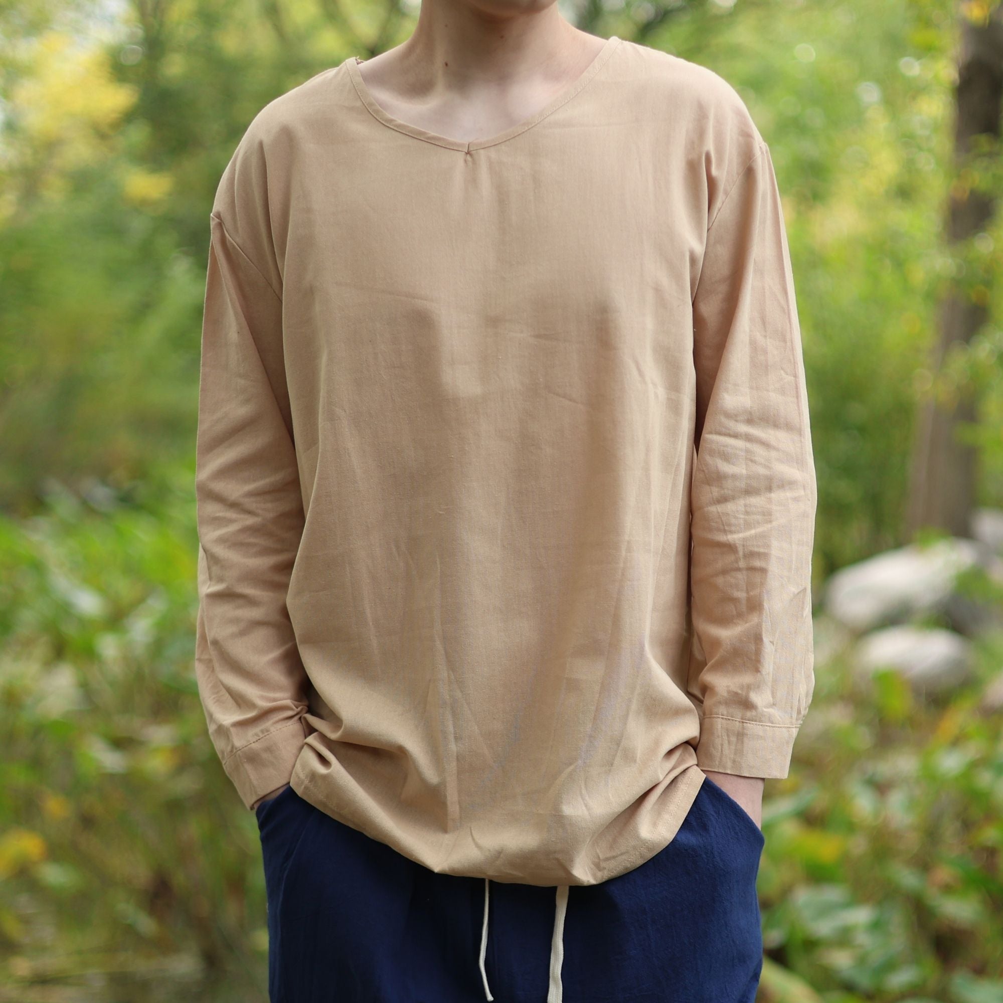 Light Blue Medieval Long Sleeve Tunic