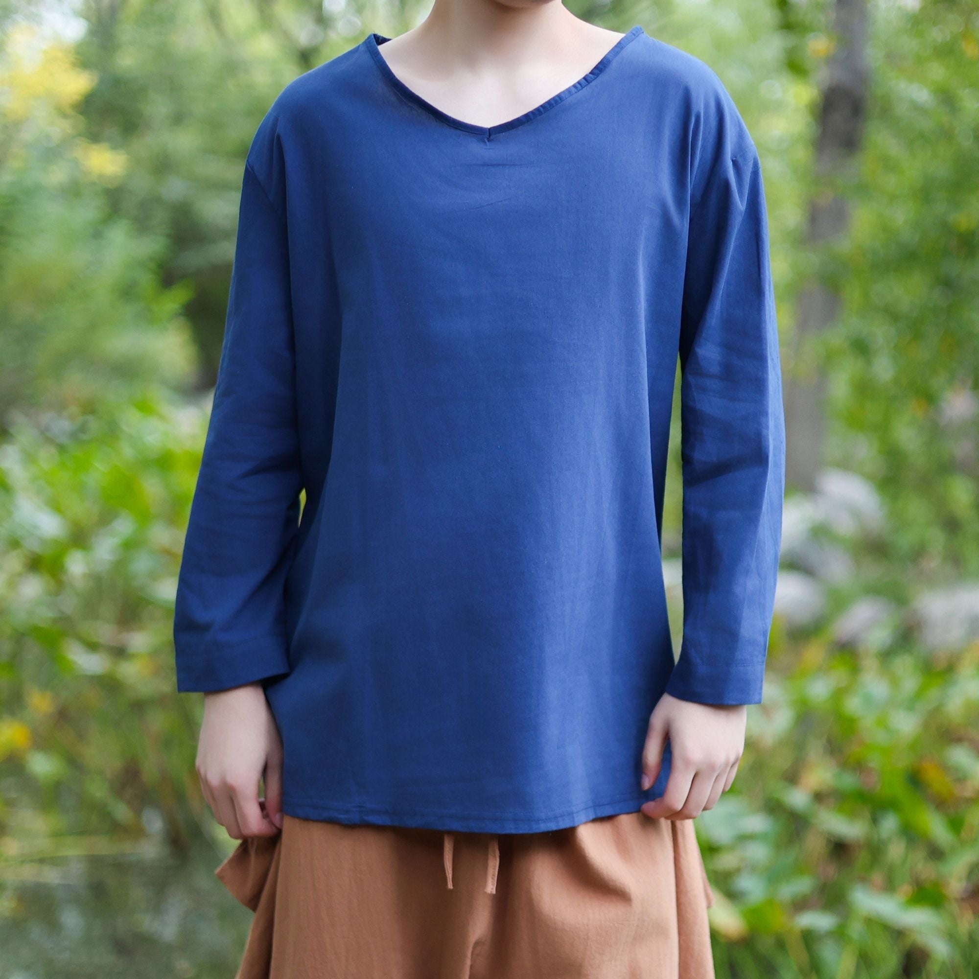 Beige Medieval Long Sleeve Tunic