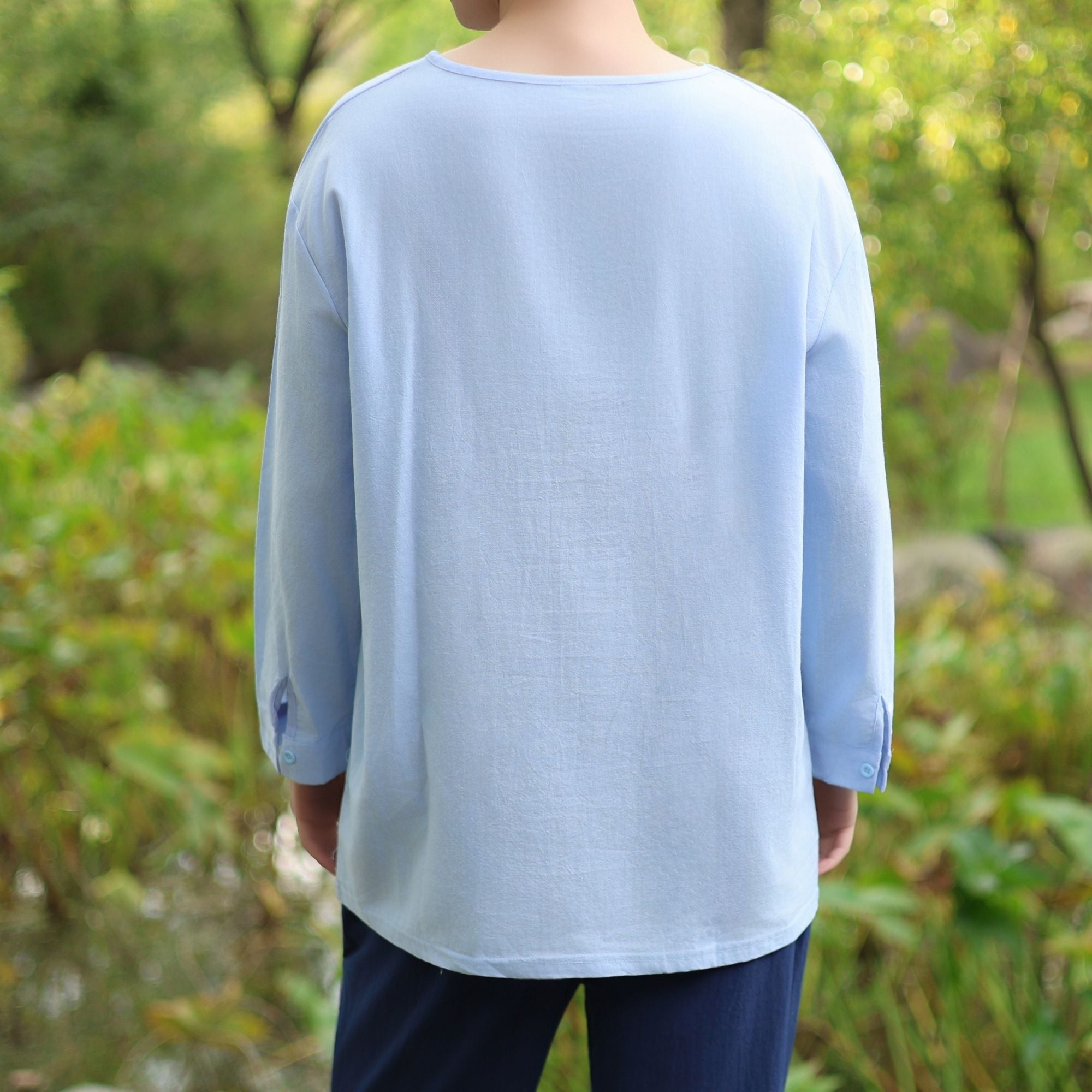 Light Blue Medieval Long Sleeve Tunic
