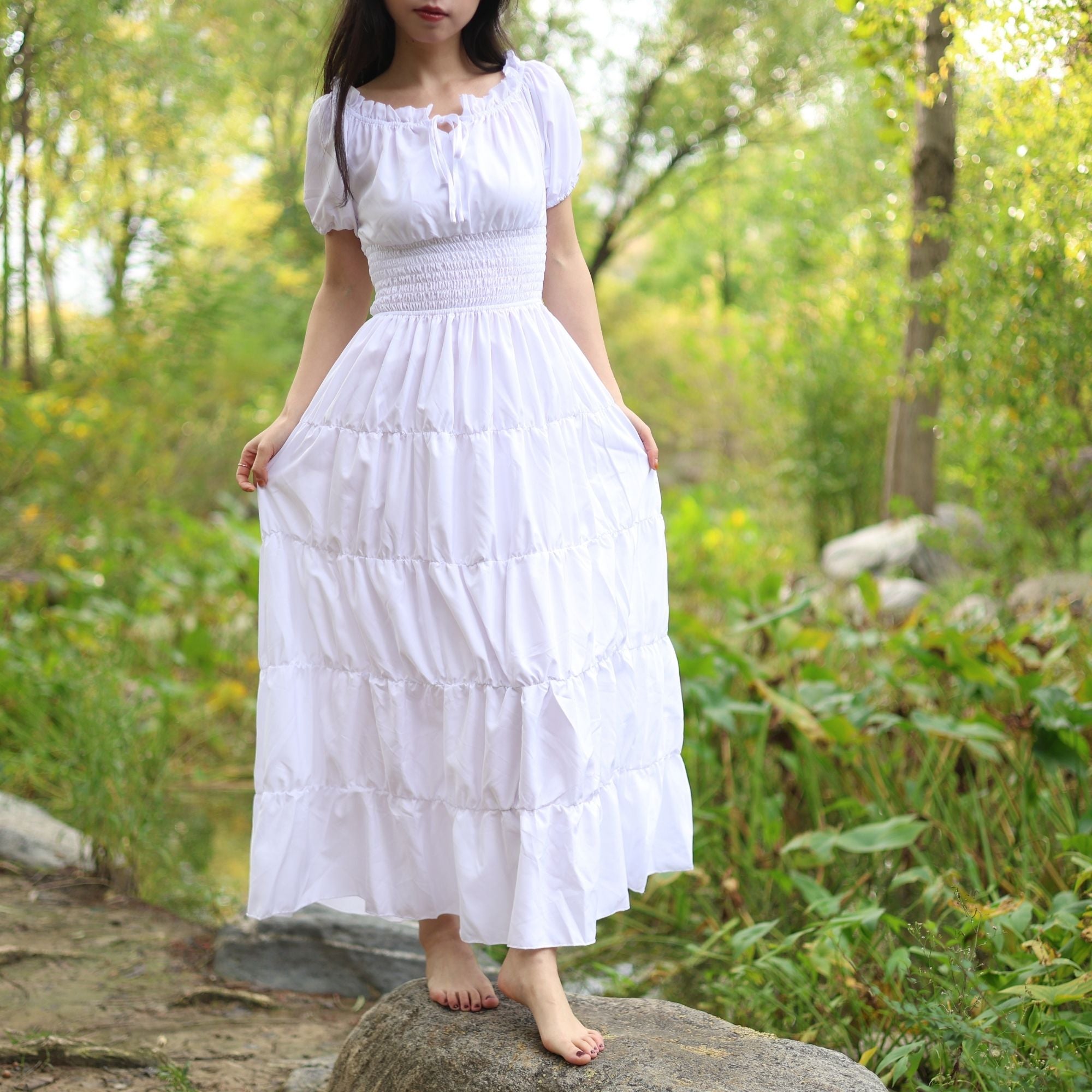 Black Medieval Renaissance Dress