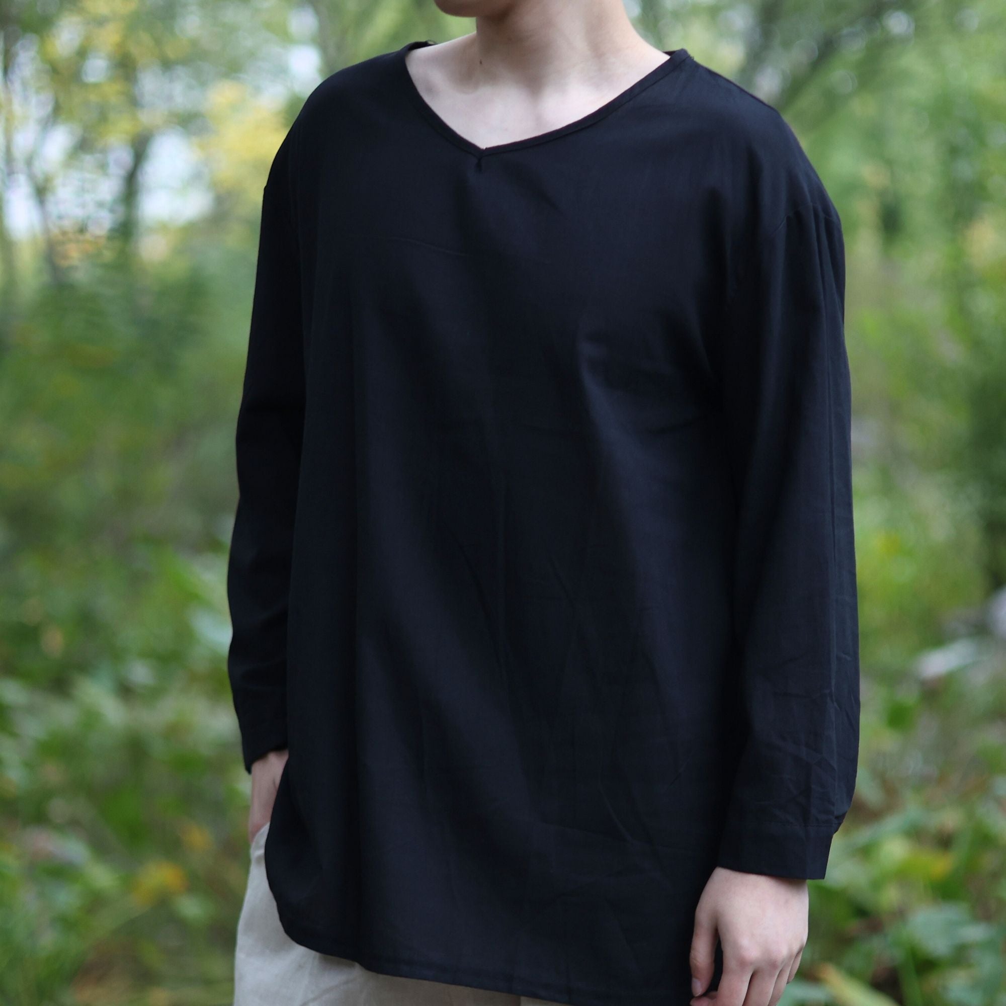 Black Medieval Long Sleeve Tunic