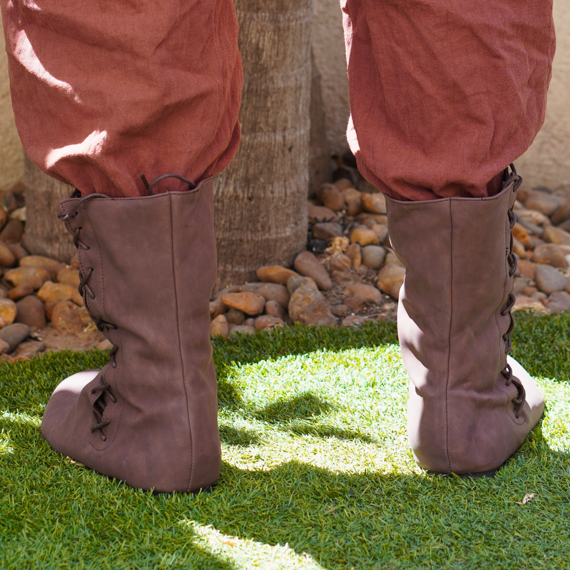 Brown LARP Medieval Boots