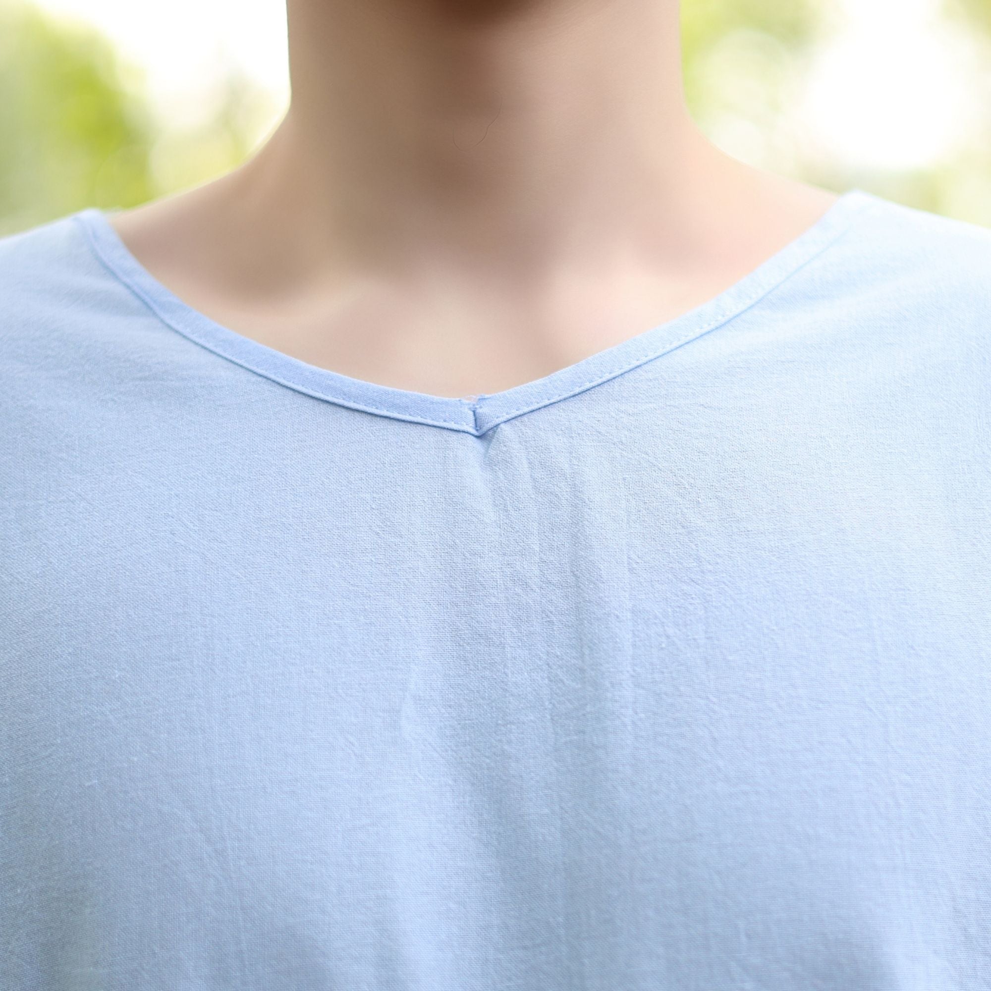 Light Blue Medieval Long Sleeve Tunic