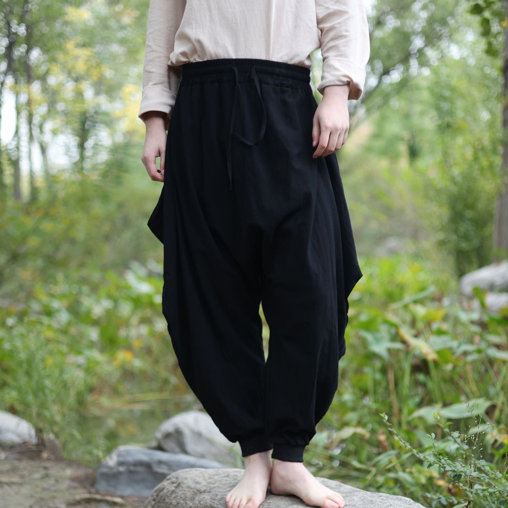Medieval Khaki Harem LARP Pants