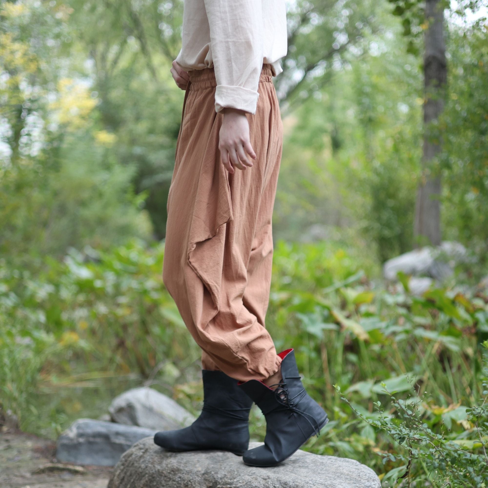 Medieval Khaki Harem LARP Pants