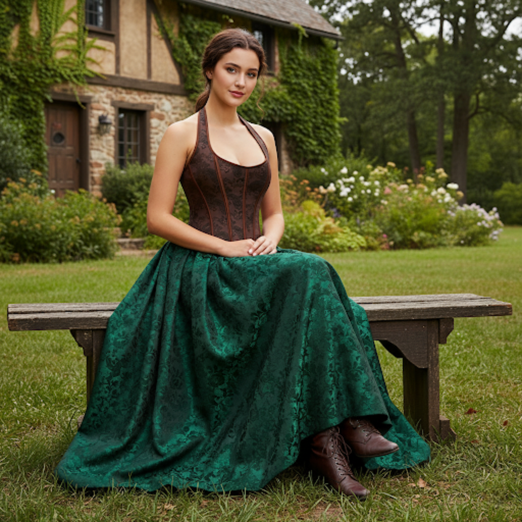 Medieval Corset – Brown Renaissance Fair Corset