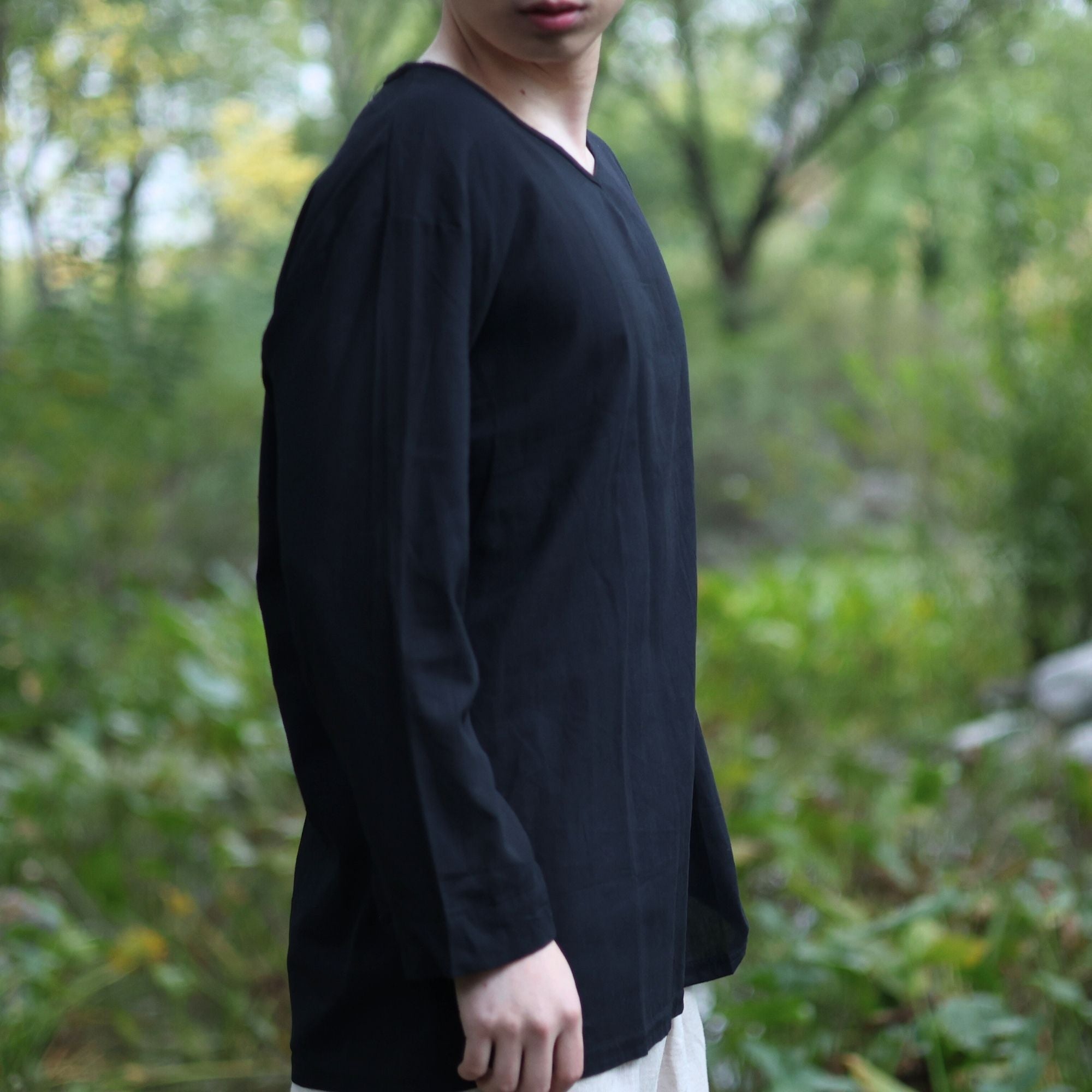 Black Medieval Long Sleeve Tunic