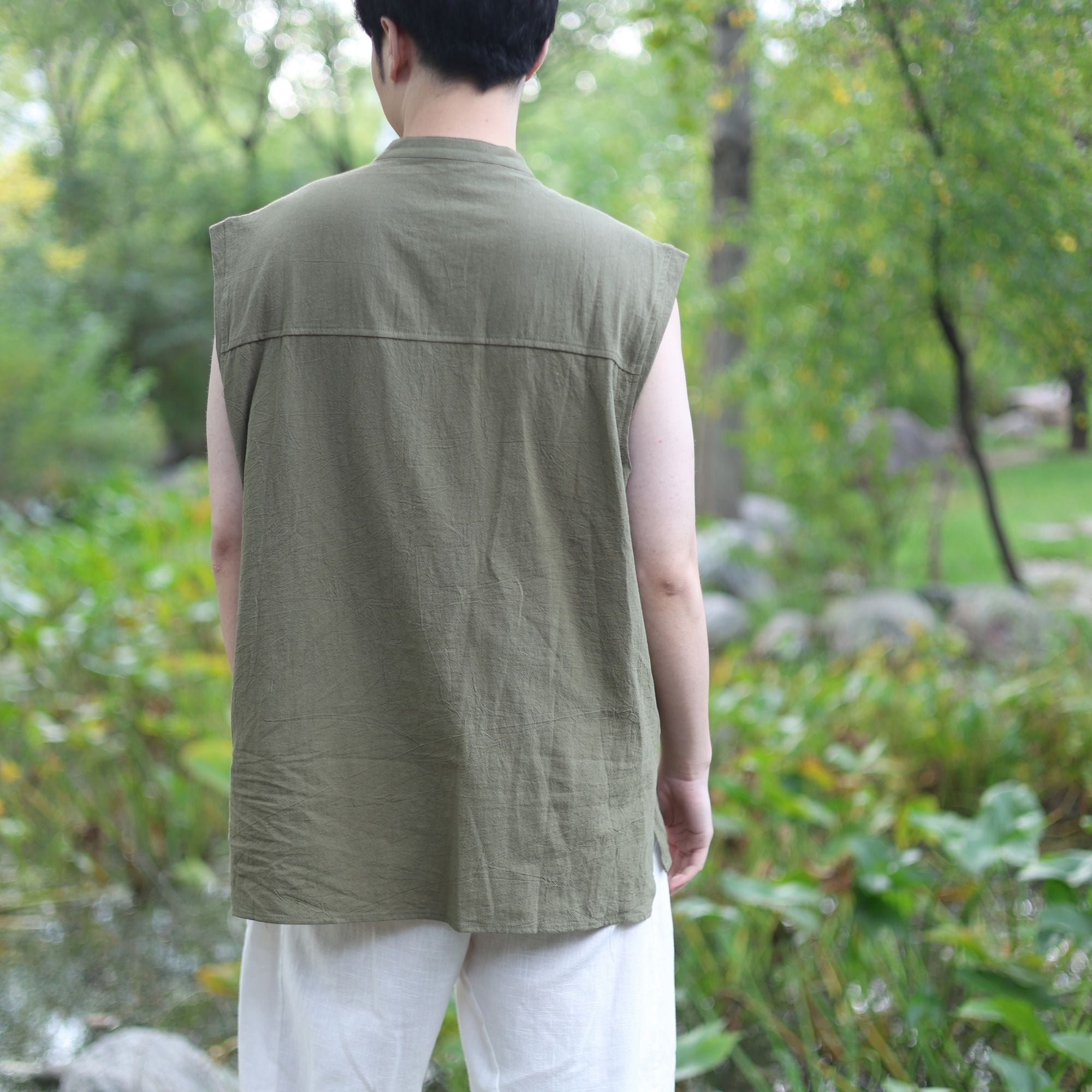 Green Medieval Sleeveless Tunic