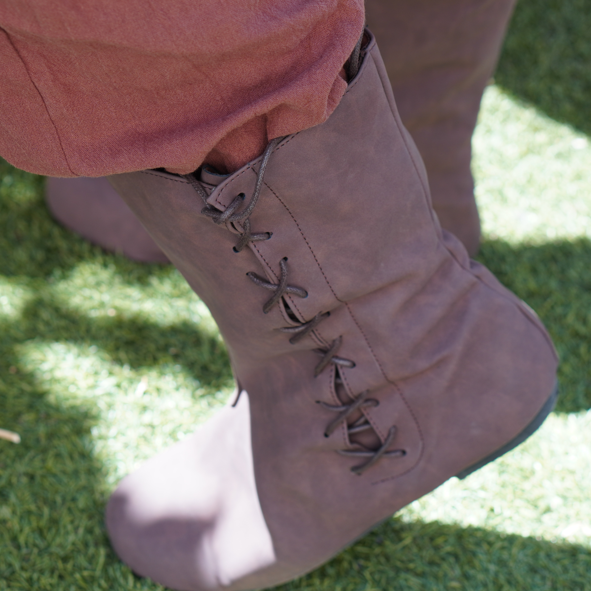 Brown LARP Medieval Boots