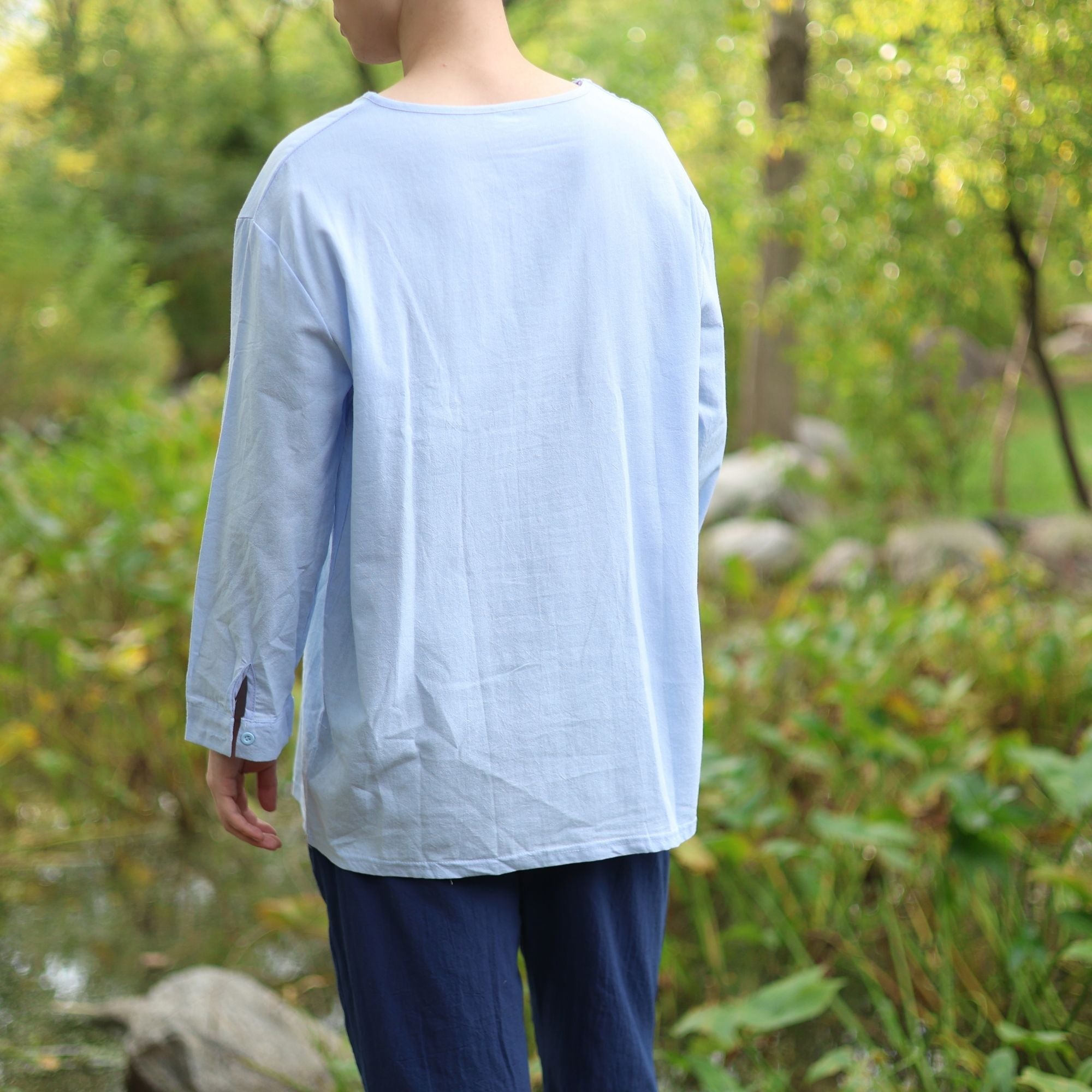 Light Blue Medieval Long Sleeve Tunic