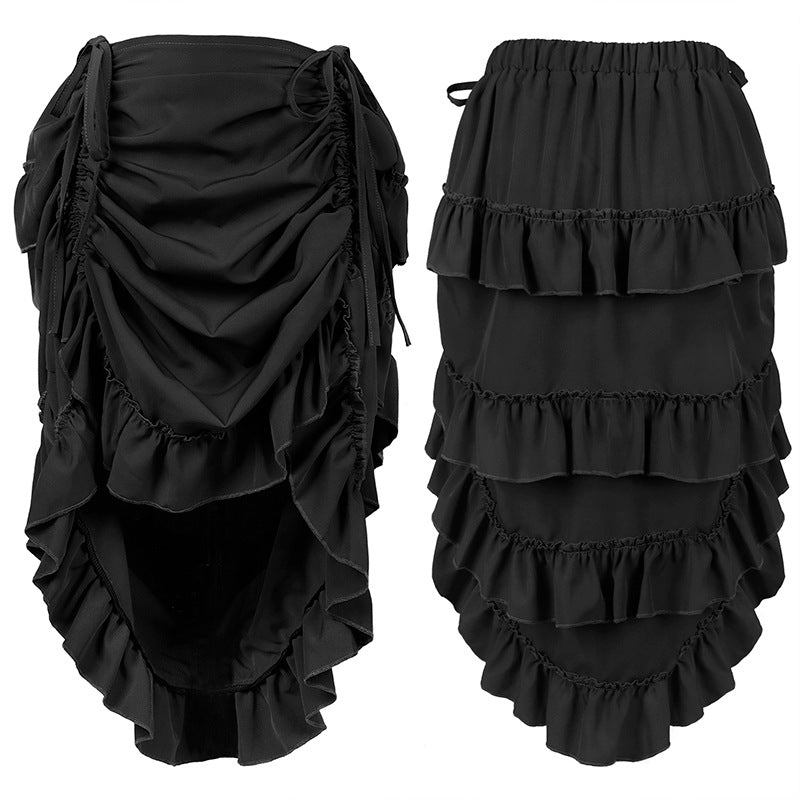 Adjustable Ruched Renaissance Skirt for LARP & Cosplay