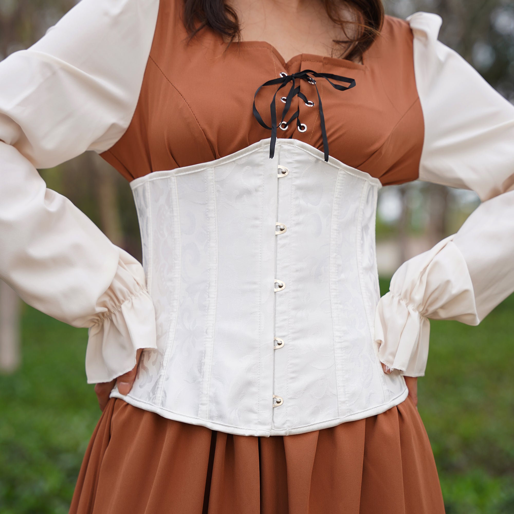 Purple Medieval LARP Corset Top