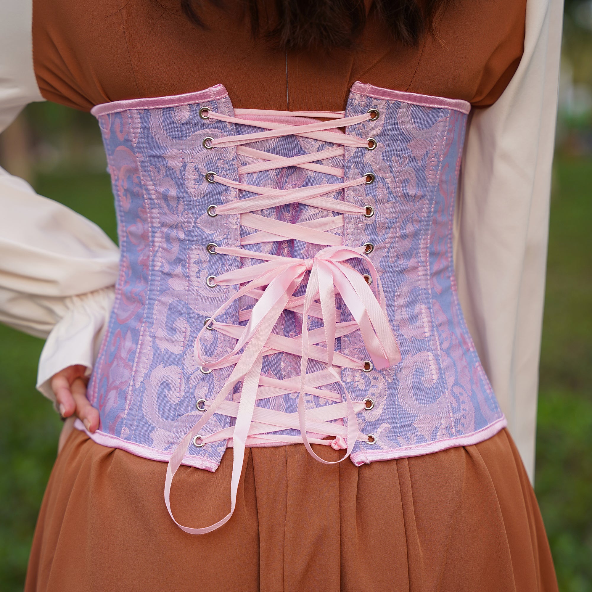 Purple Medieval LARP Corset Top