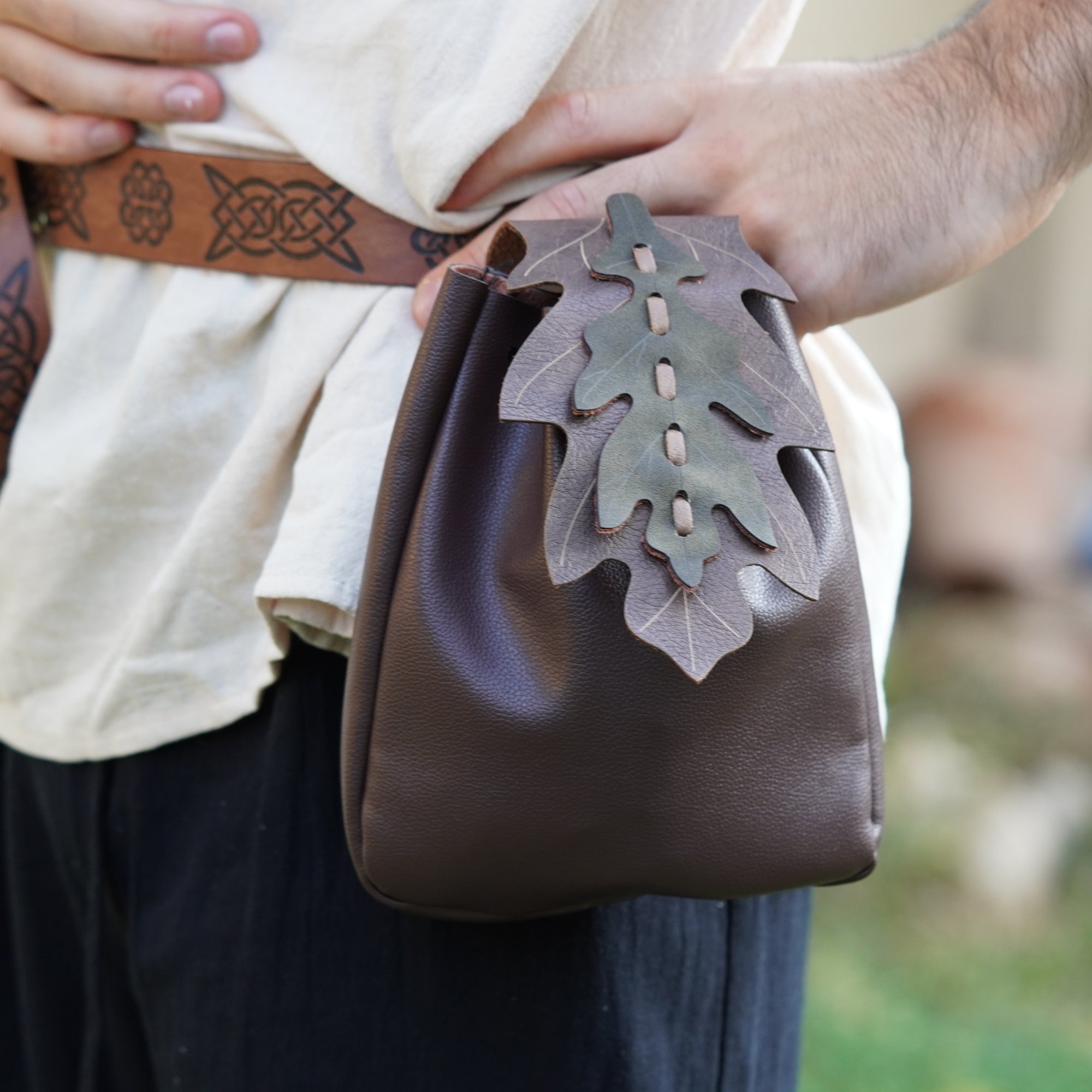 Elf Leather Coin Bag Pouch
