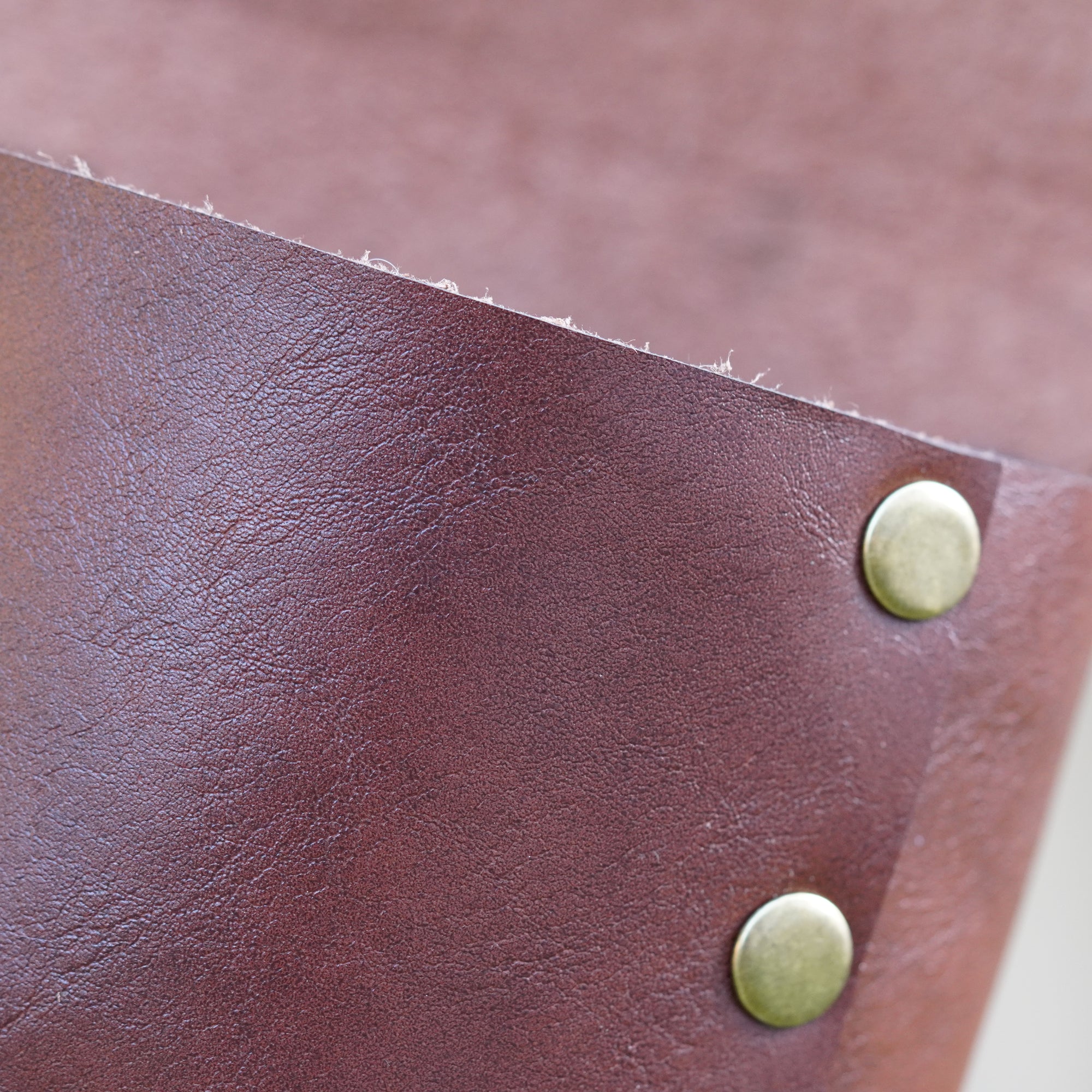 Medieval Leather Coin Bag with Brass Studs