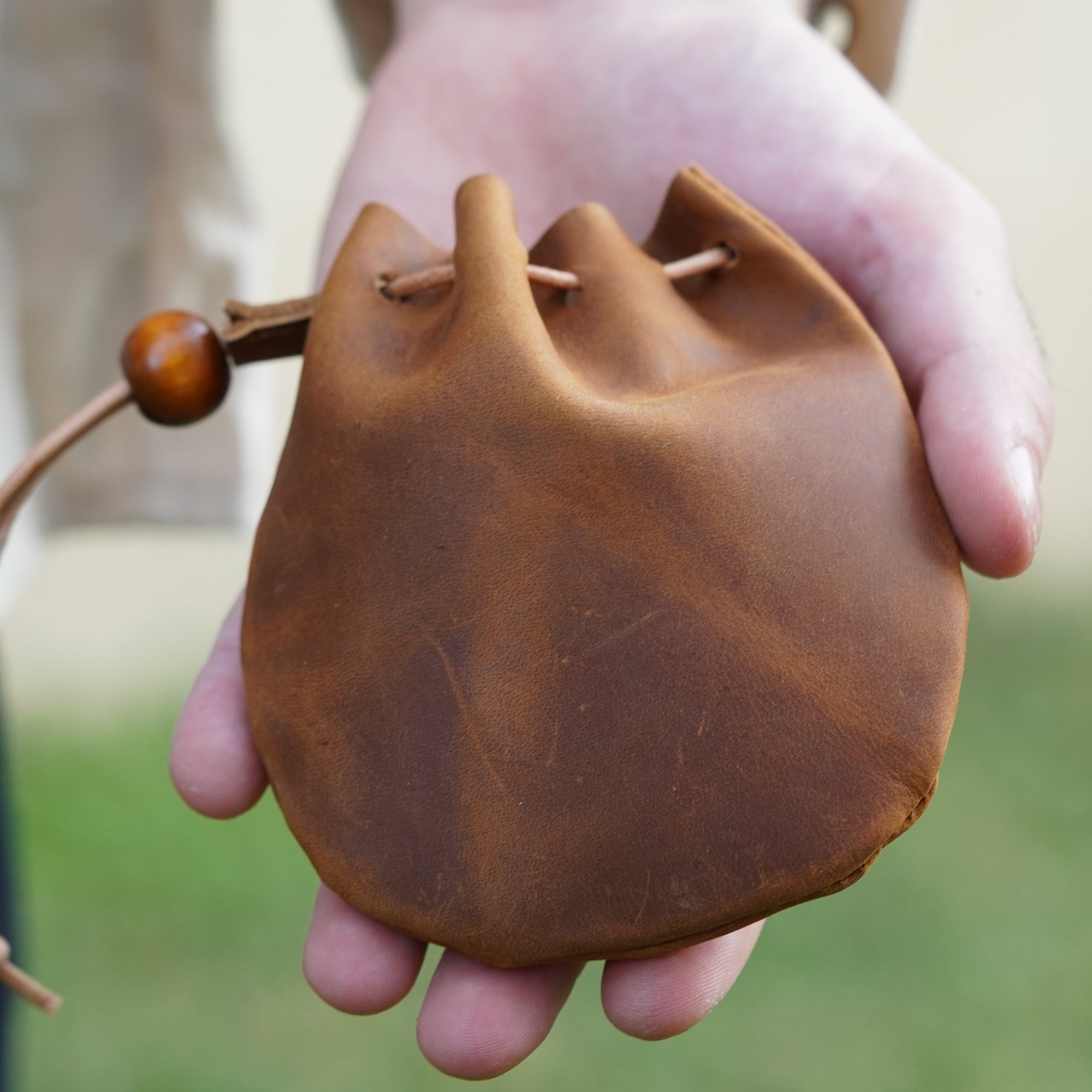 Medieval Leather Coin Pouch