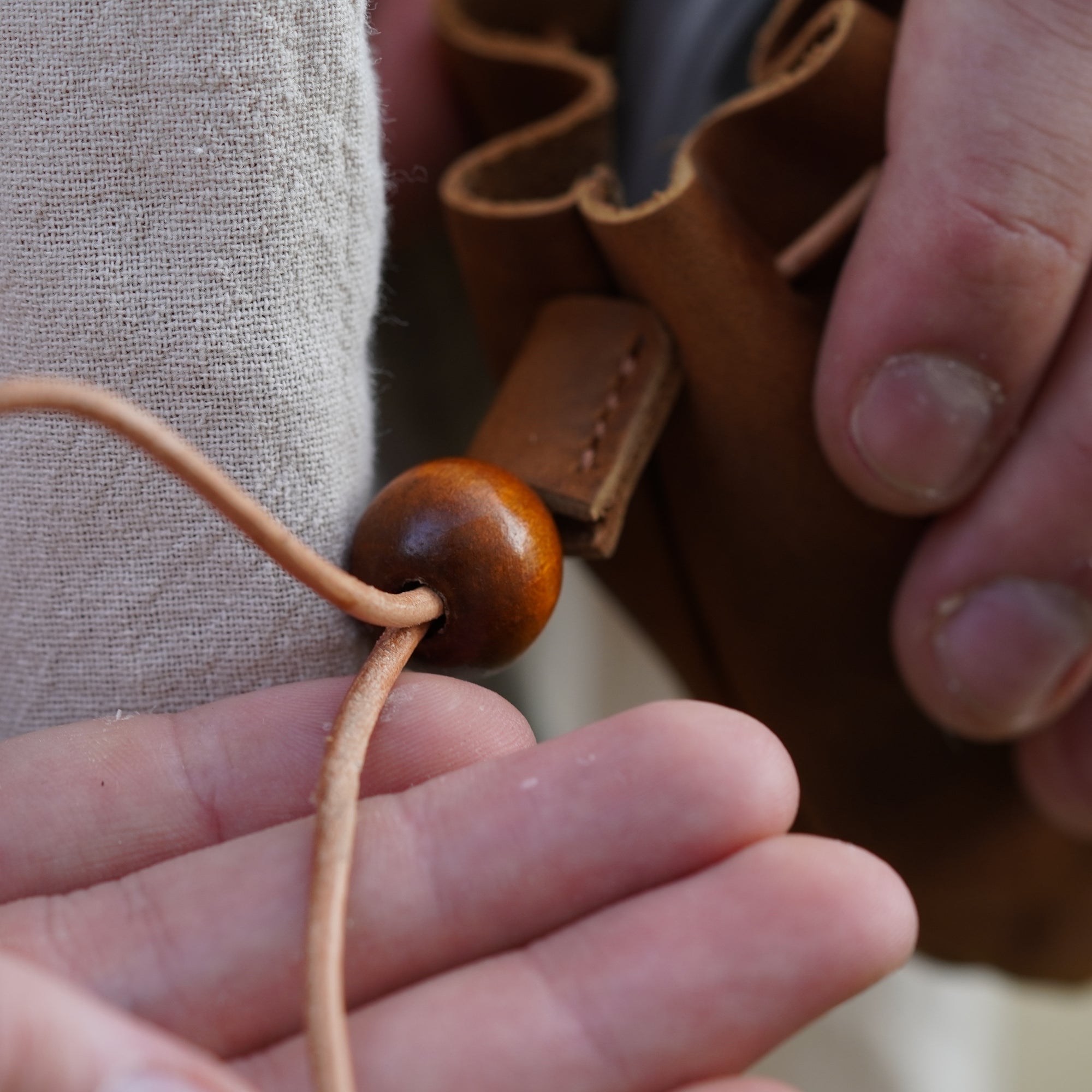 Medieval Leather Coin Pouch