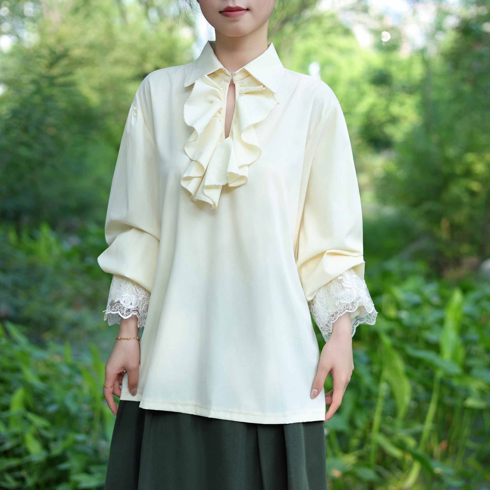 Renaissance Ruffle Blouse –