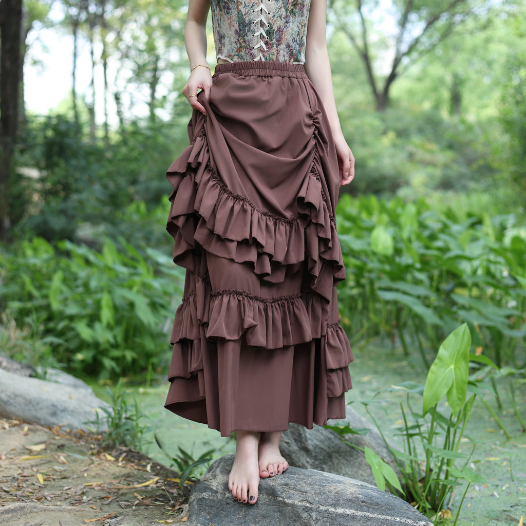 Ruffled Medieval LARP Skirt