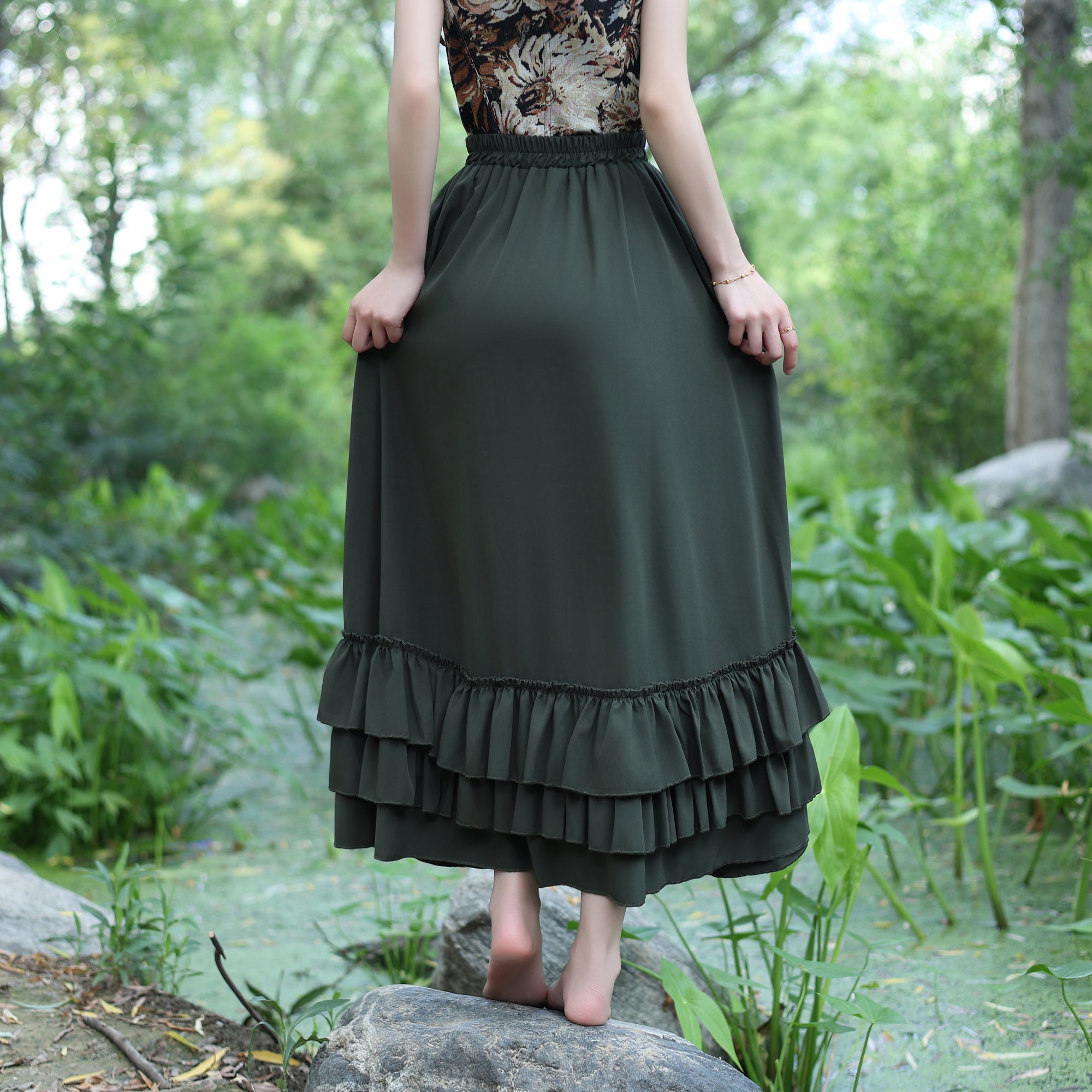 Ruffled Medieval LARP Skirt