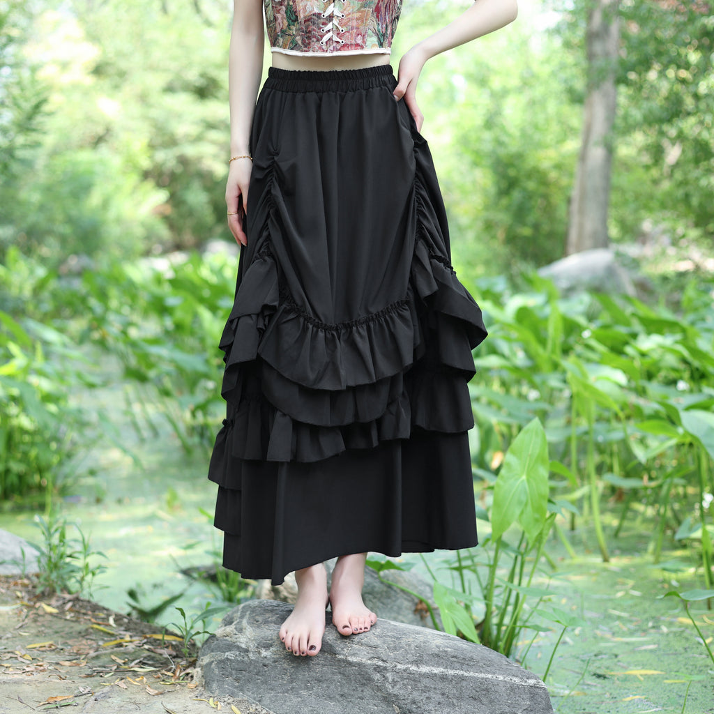 Ruffled Medieval LARP Skirt