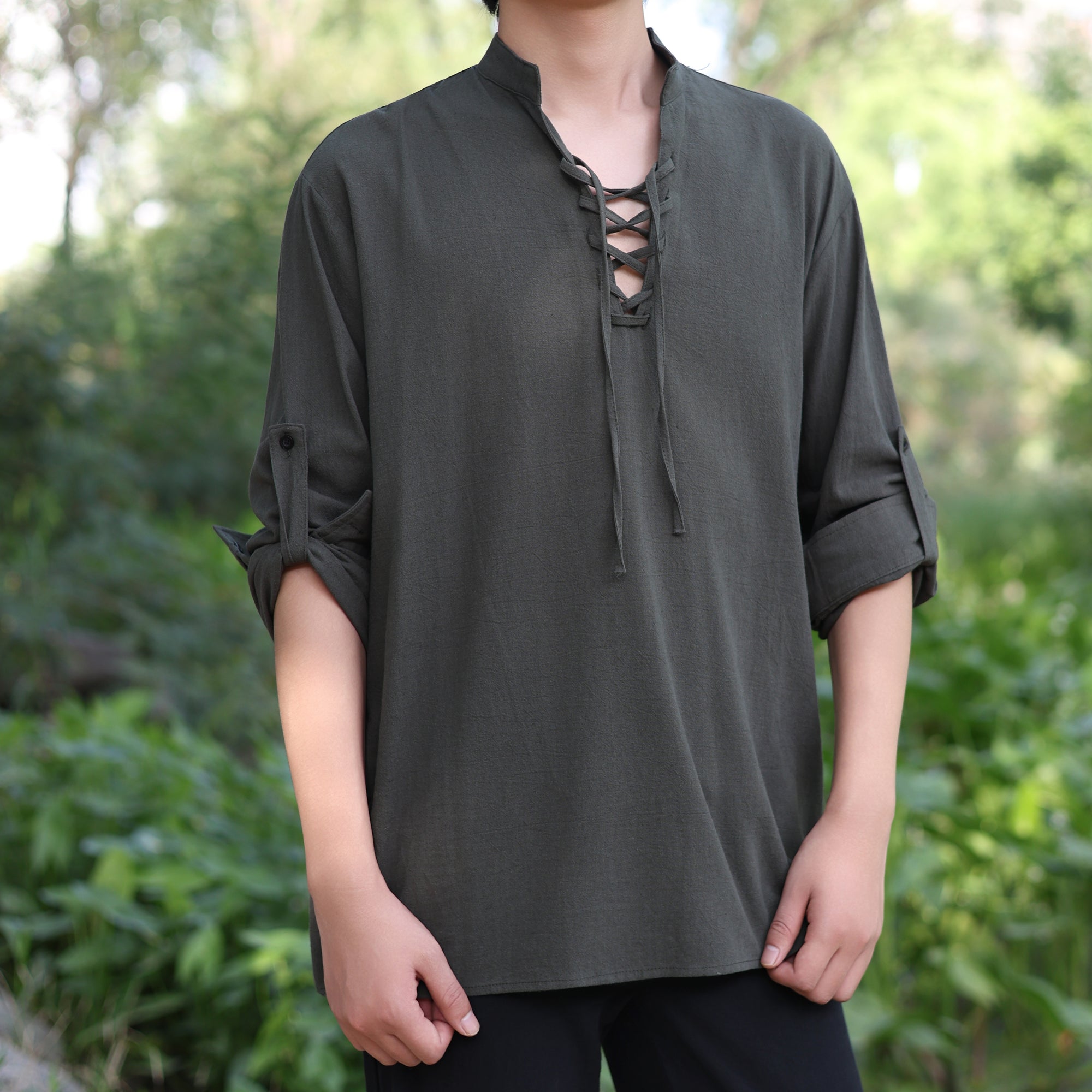 Medieval LARP Cotton Linen Tunic Shirt
