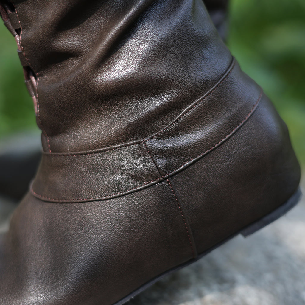 Medieval LARP High Lace Boots