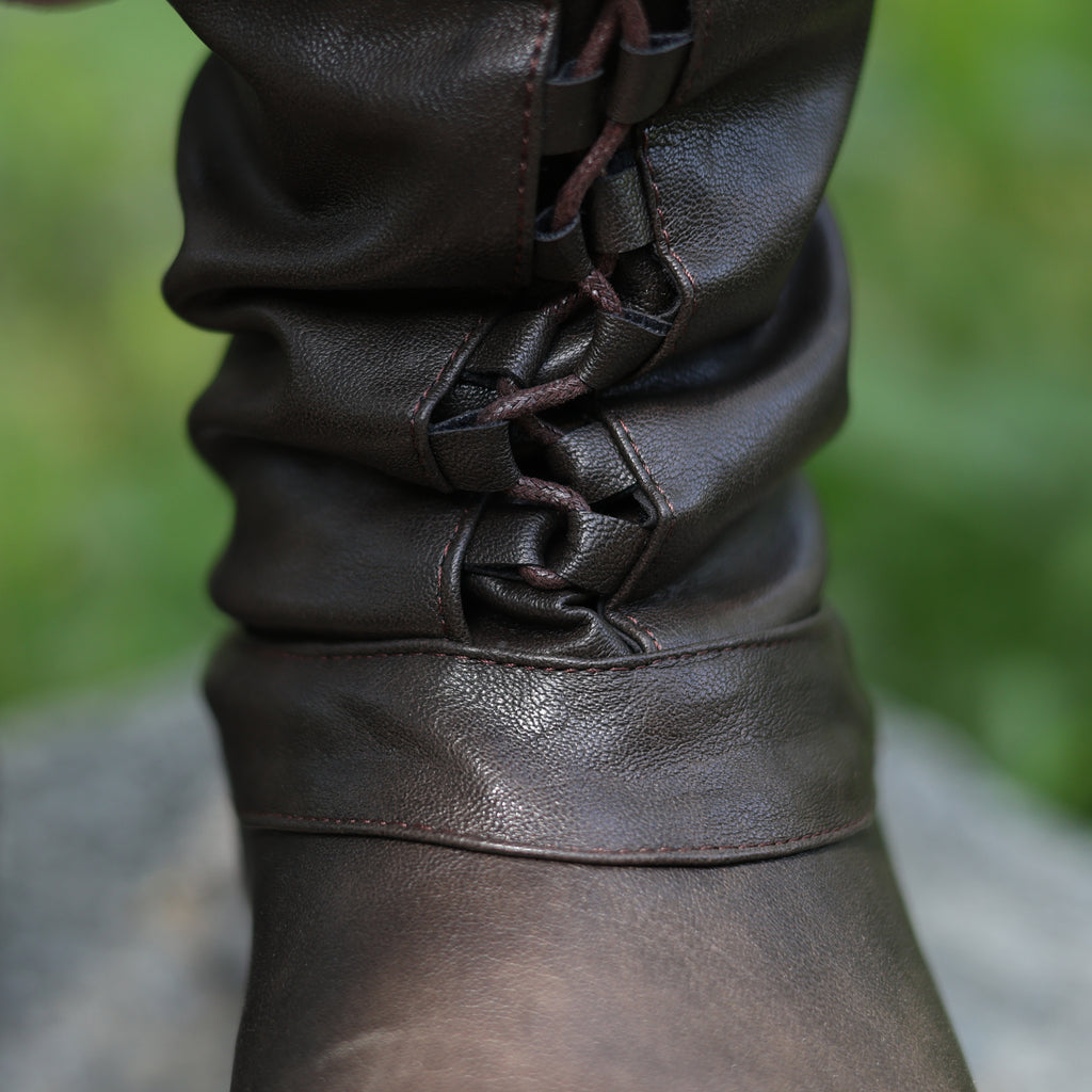 Medieval LARP High Lace Boots