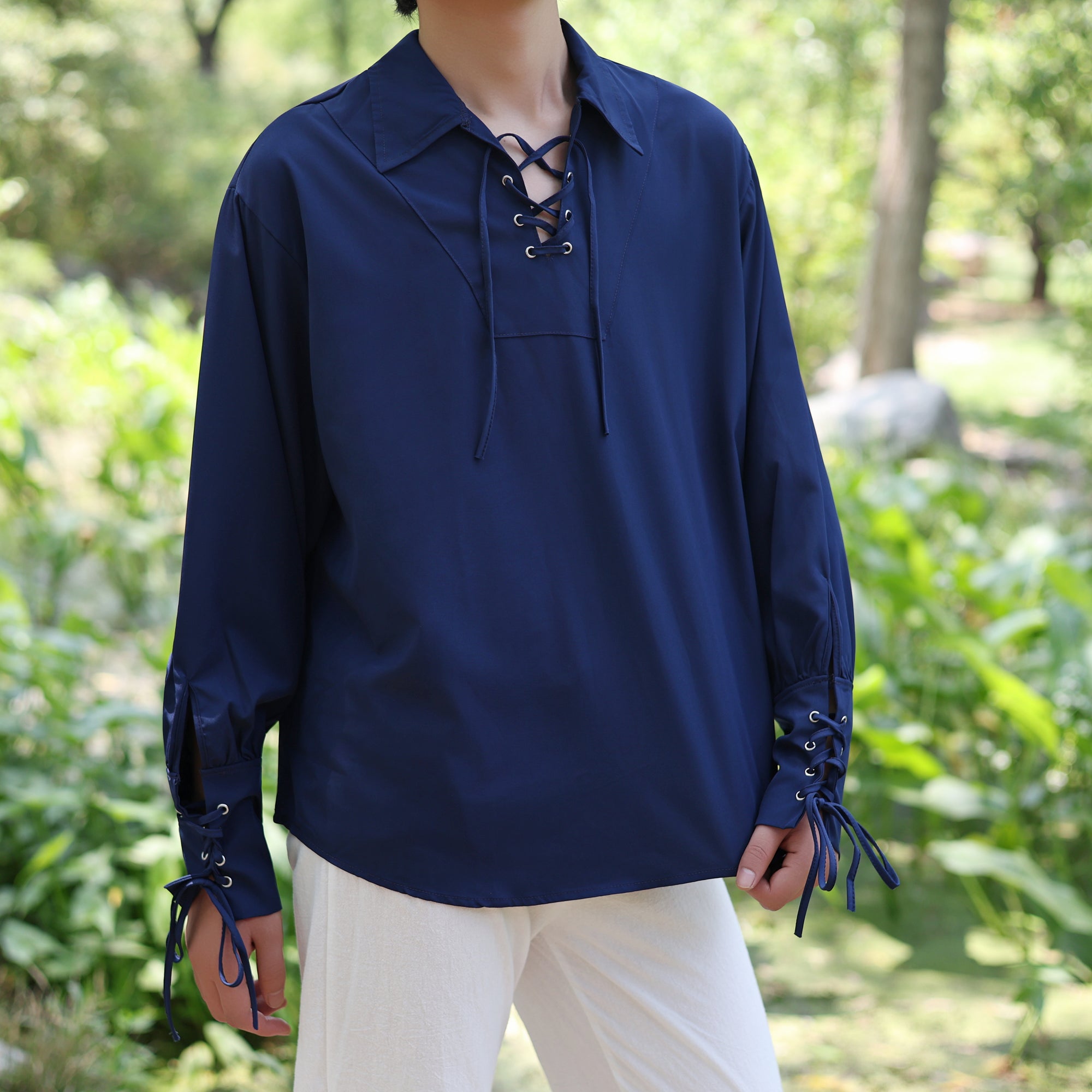 Medieval LARP Blue Tunic Shirt