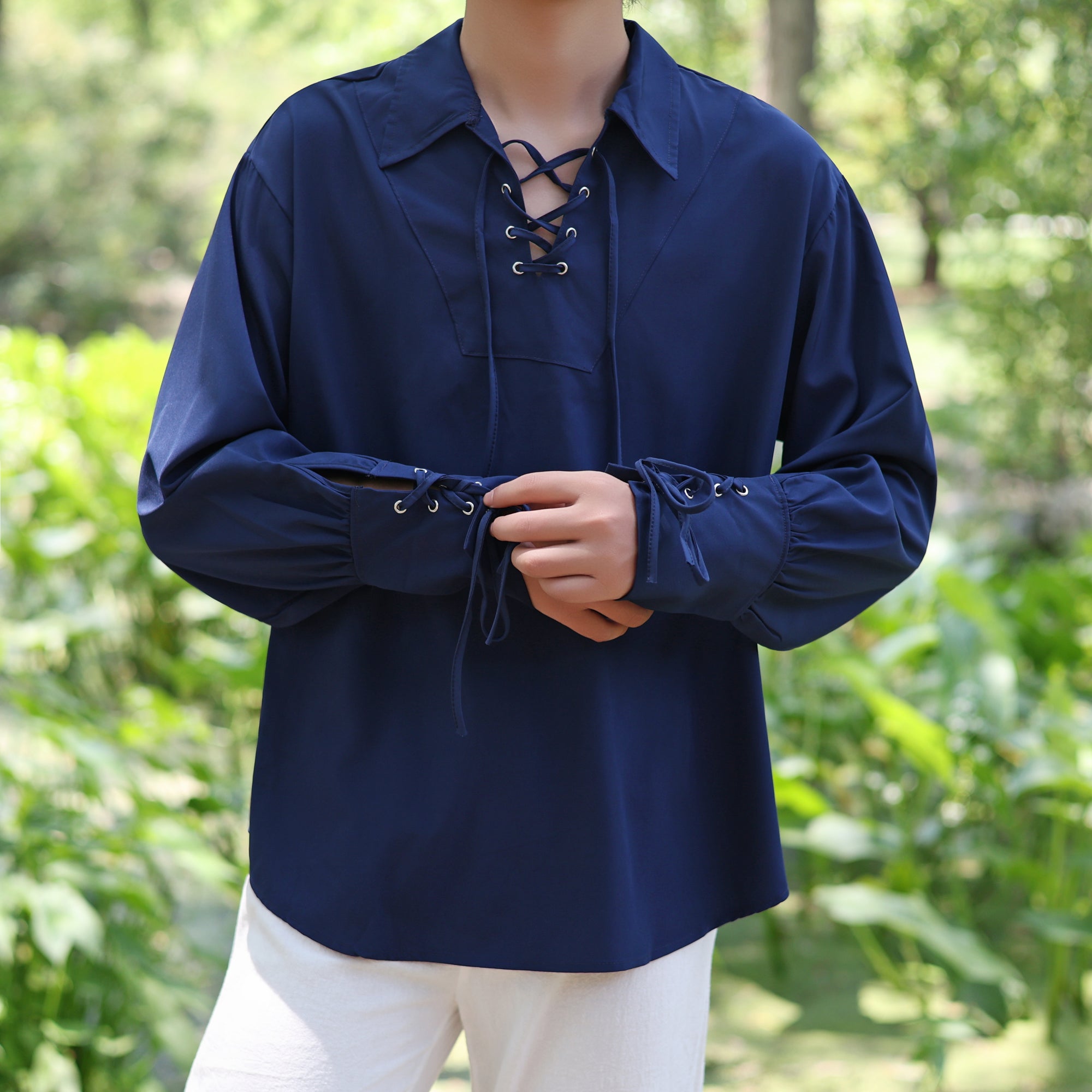 Medieval LARP Blue Tunic Shirt