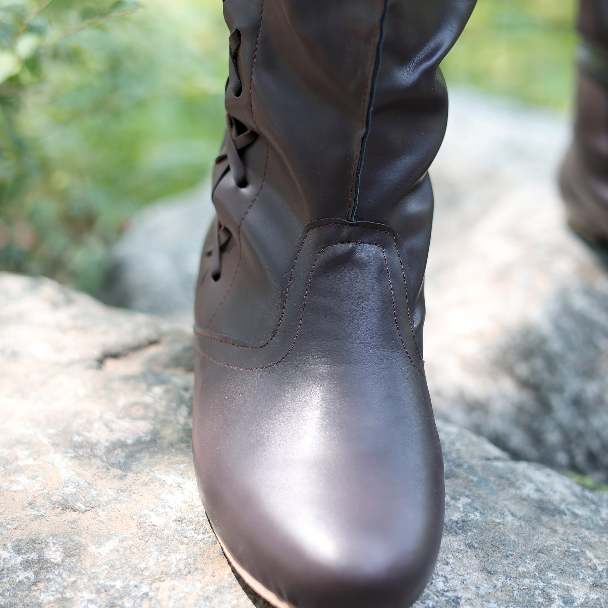 LARP Medieval Lightweight PU Leather Boots for Men &amp; Wome