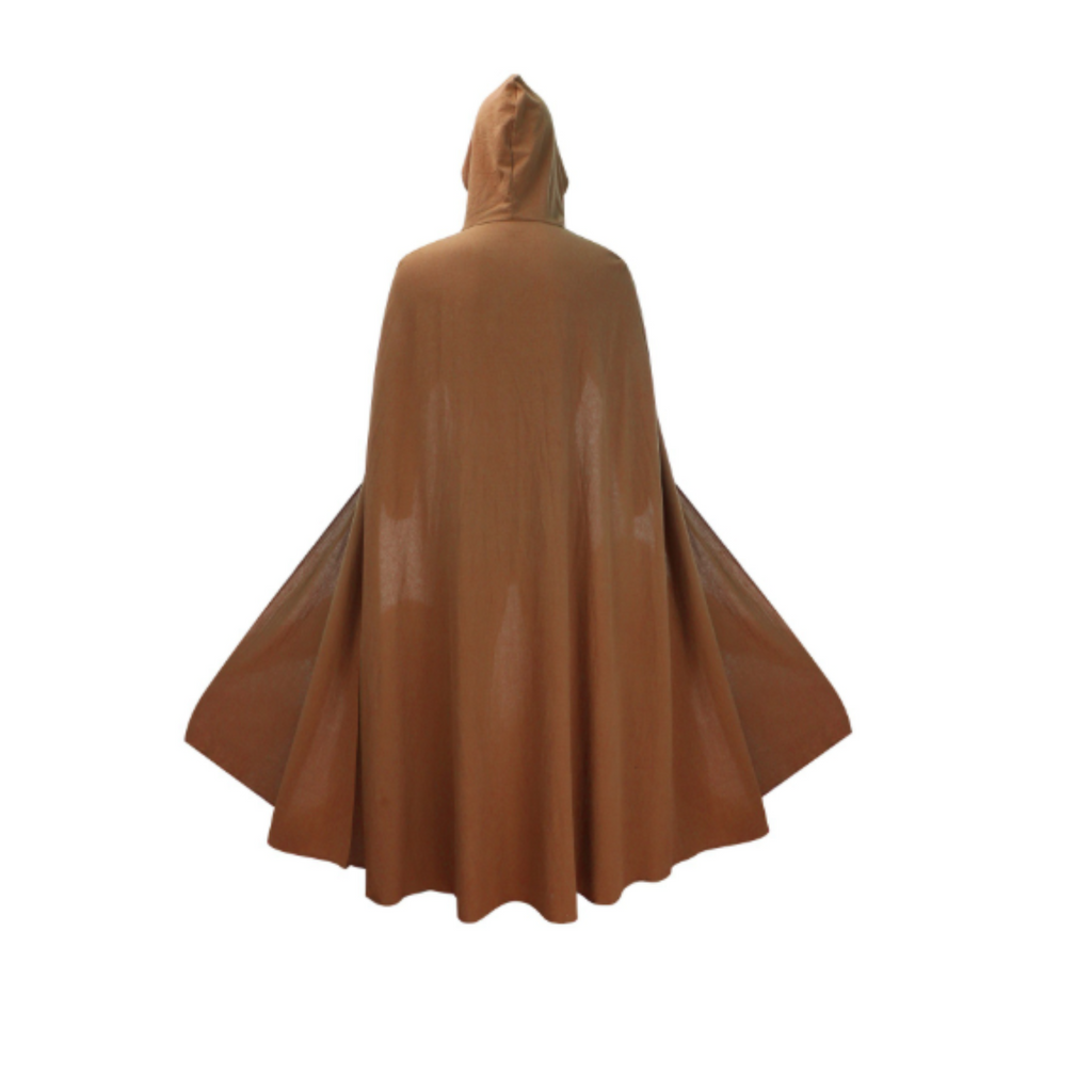 LARP Medieval Linen Cotton Cloak with Hood